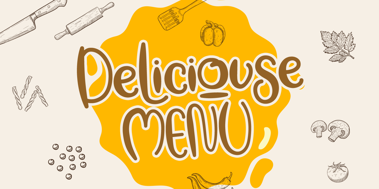 Baking Pastry Font Free Download For WEB